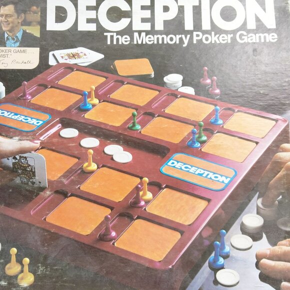 Deception The Memory Poker Game Vintage 1975 - Picture 11 of 16